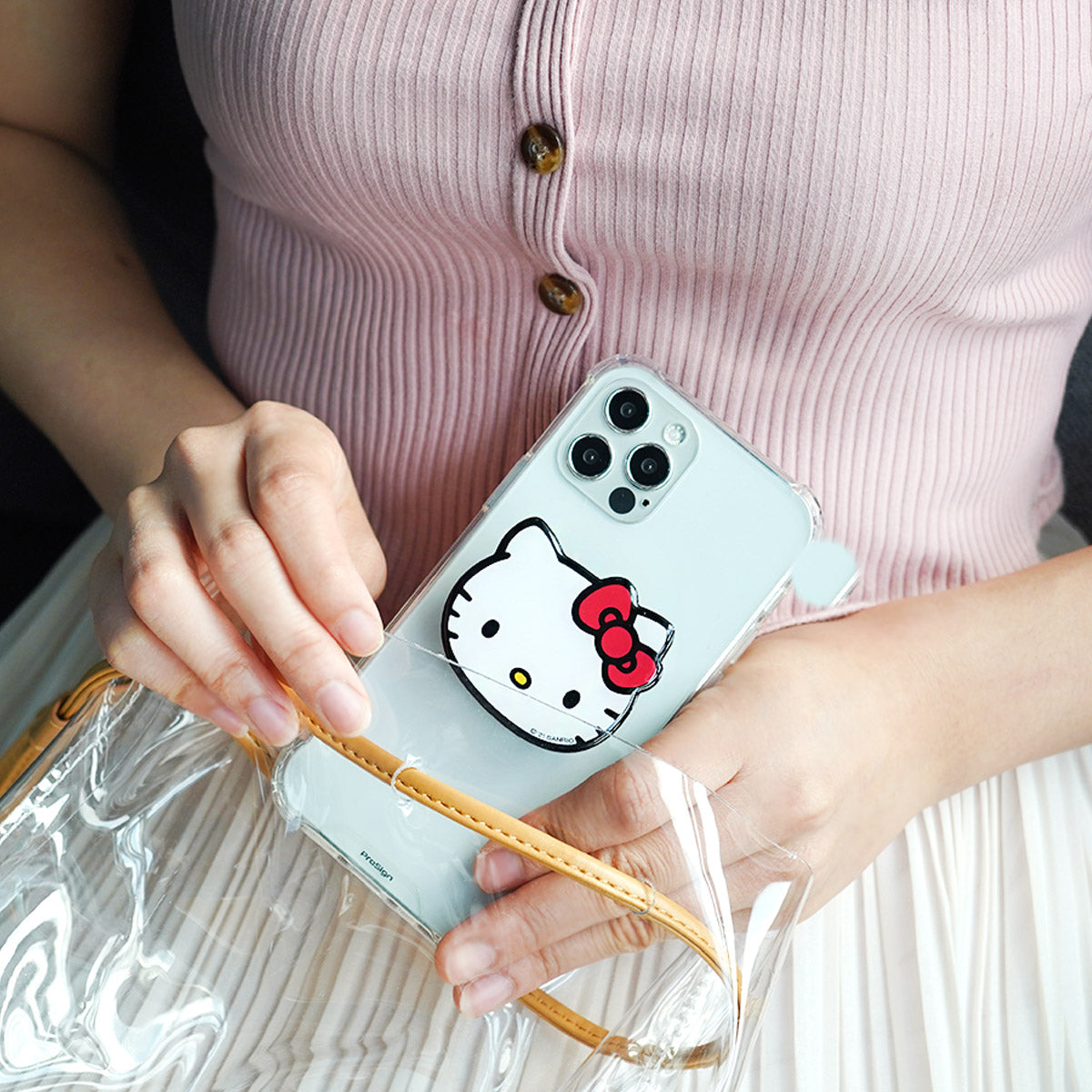 Hello Kitty Gucci Phone Pop Out Stand Grip Up 