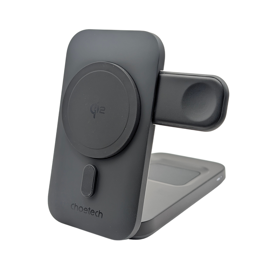 Choetech 3-in-1 Qi2 MagLeap Wireless Charging Stand – MagSafe Charger