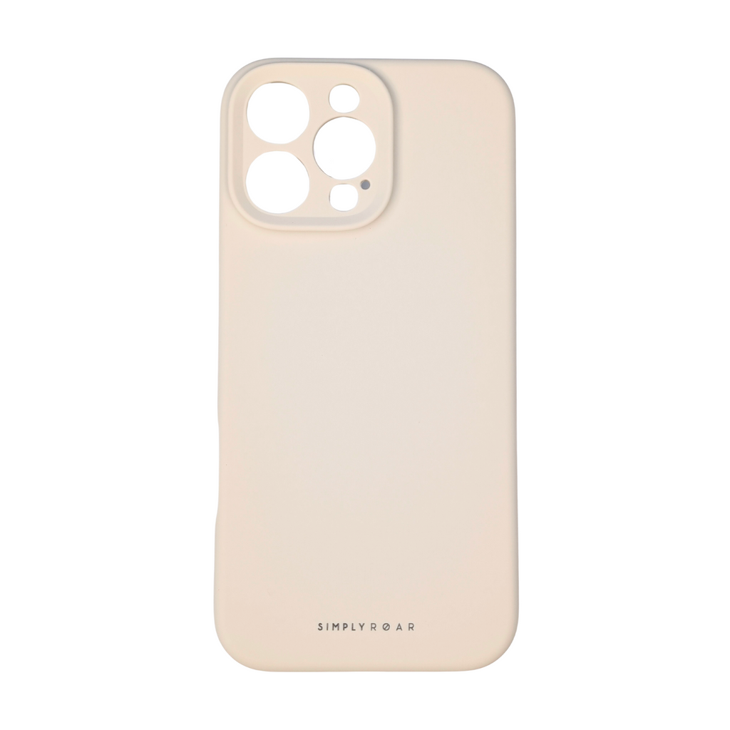 Simply Roar Hyper Silicone Beige for iPhone 16/Plus/Pro/Pro Max